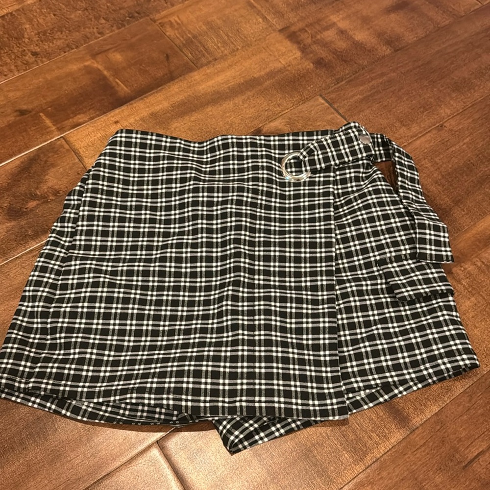 Garage Plaid Skort